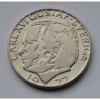 Швеция, 1 крона 1977 г.