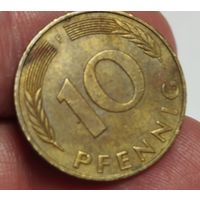 10 пфеннигов Германия ФРГ 1990 f