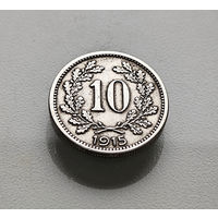 10 геллеров 1915 г. Франц Иосиф I, Австро-Венгрия, лот ав-3,3