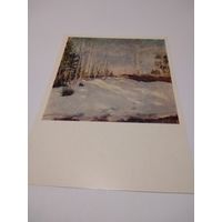 Открытка 1985г. И. Грабарь. Последний снег.