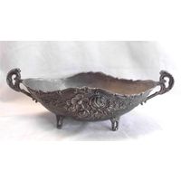 Конфетница Фруктовница Ладья Серебрение 07