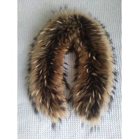 Опушка (мех натуральный енота) 74 см ( 7 фото)