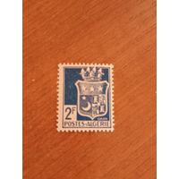 1942 французская колония Алжир герб чистая без клея (4-8)