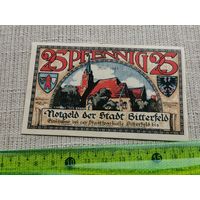 Германия-нотгельд 25   пфенингов  Bitterfeld 1921