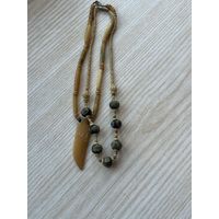 Бусы кость, 2 шт