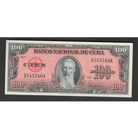 Куба 100 песо 1959 года. Тип P-93. Состояние UNC