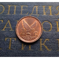 2 цента 1997 ЮАР #01 aUNC