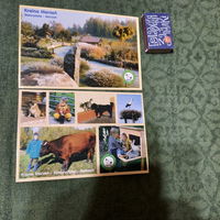 Две открытки: Лучшая агроусадьба в Польше в 2001г.