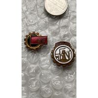 Значки Всесоюзная промышленная выставка, 2 шт