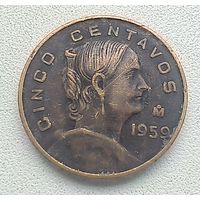 Мексика 5 сентаво, 1959  6-11-24