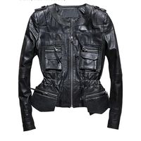 Кожаная куртка, р.42