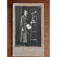 Старинное Фото Девушка 6.5*10 см.