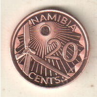 Намибия 20 цент 2025