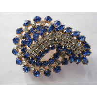 БРОШЬ ВИНТАЖНАЯ КРУПНАЯ.