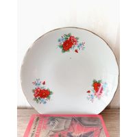 Блюдо из СССР, винтаж, Добруш 27 см