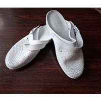 Сабо женские, кожаные, новые, 38 размер