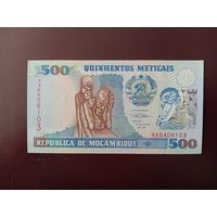 Мозамбик 500 метикал 1991 UNC