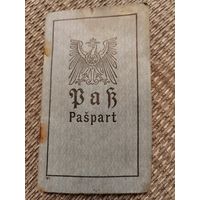 Паспорт. Пашпарт. Белорусский вариант. ПМВ. 1916 г.