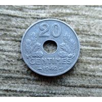 Werty71 Франция 20 сантимов 1942
