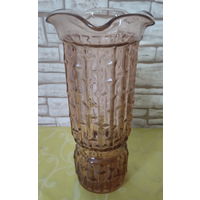 Ваза 20,5 см КОРА ДУБА стекло автор В. С. Мурахвер завод Неман