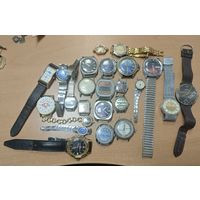 Лот интересных, советских часов.