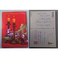 Открытка С Новым годом ! Венгрия.1986 год