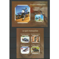 2014 Того Транспорт Мотоциклы BL+KB   MNH