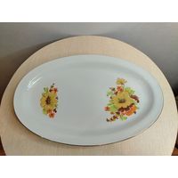 Все лоты с 1 Рубля. Большое сервировочное блюдо. ГДР. Колтиз.