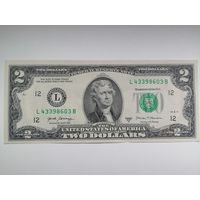 США 2 UNC 2017 c рубля