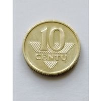 10 центов 2008 года Литва, в блеске!
