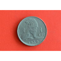Бельгия 1 франк 1939 с 1 руб