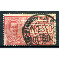 Италия (Королевство) - 1922г. - король Виктор Эммануил III, экспресс, надпечатка 60 с на 50 с - 1 марка - полная серия, гашёная [Mi 148]. #1-It-20-B-1