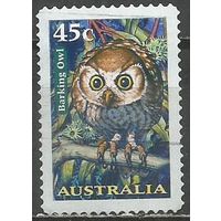 Австралия. Птицы. Ночные хищники. Лающая игловая сова. 1997г. Mi#1670.