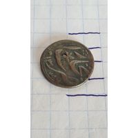 С 1 РУБЛЯ ! Монета 1/2 Тенга Бухара 1913 -14 год Алим -Хан