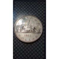 Канада 1 доллар 1982