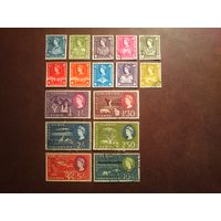 Британская колония Кения , Уганда, Танганьика 1960 г.Королева Елизавета II и фауна./п/