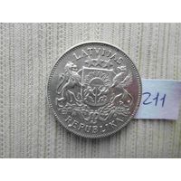 Латвия 2 лата 1925 серебро