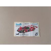 Наклейка Turbo Le Mans Турбо Ле-Ман  номер 2