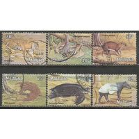 Малайзия. Животный мир юга Азии. 1979г. Mi#189-94.