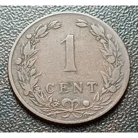 Нидерланды 1 цент, 1902    ( 1-3-1 )