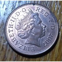 Великобритания, 2 пенса 2007 года