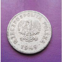 1 злотый 1949 Польша Al #02