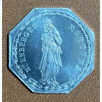 Германия Нюрнберг нотгельд 20 пфеннигов 1922 год Нюрнбергская Мадонна. трамвайный жетон
