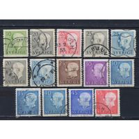 Швеция 1951-69 Густав VI Адольф Стандарт Набор 1