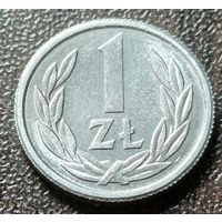 Польша 1 злотый, 1990    ( 1-2-8 )