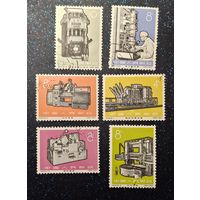 Набор марок Китай, 1966 г. Новые станки. Гашен распродада коллекции