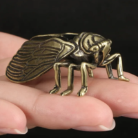 Статуэтка миниатюра Цикада Бронза