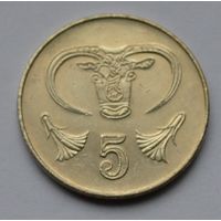Кипр, 5 центов 2004 г.