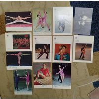 Фотокарточки открытки олимпийские чемпионы СССР многие с автографами