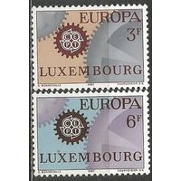 Люксембург. Марки по программе "Европа". 1967г. Mi#748-49. Серия.
